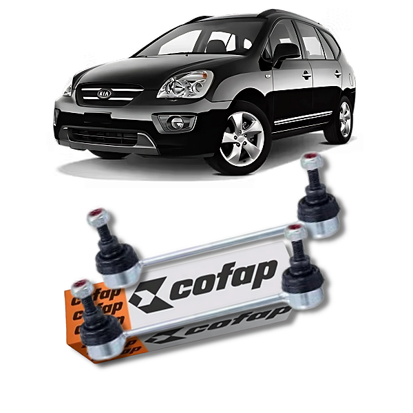 PAR BIELETAS SUSPENSÃO TRASEIRA CARENS 2.0 16V 2006 A 2013 COFAP