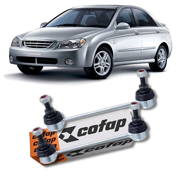 PAR BIELETAS SUSPENSÃO TRASEIRA CERATO 1.6 16V 2006 A 2009 COFAP