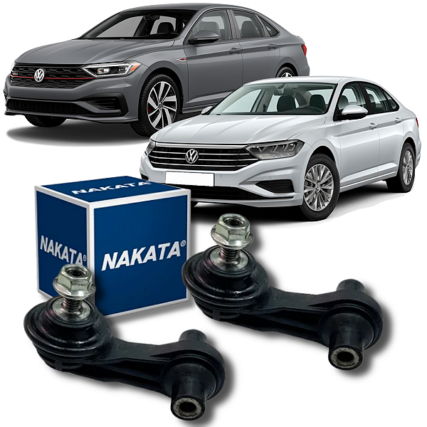 PAR BIELETAS SUSPENSÃO TRASEIRA JETTA TSI 2018 A 2024 NAKATA