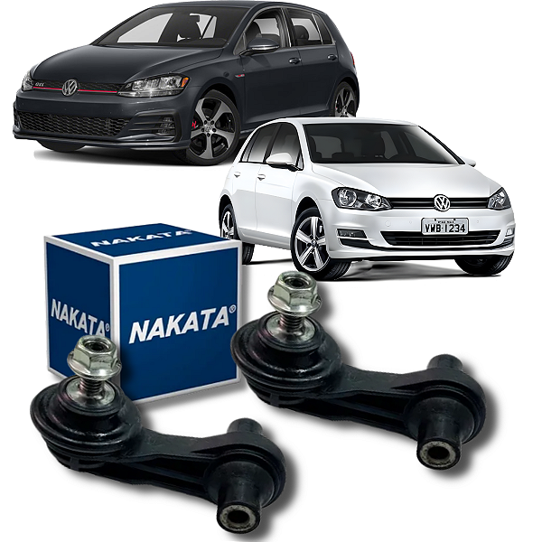 PAR BIELETAS SUSPENSÃO TRASEIRA GOLF TSI 2014 A 2022 NAKATA