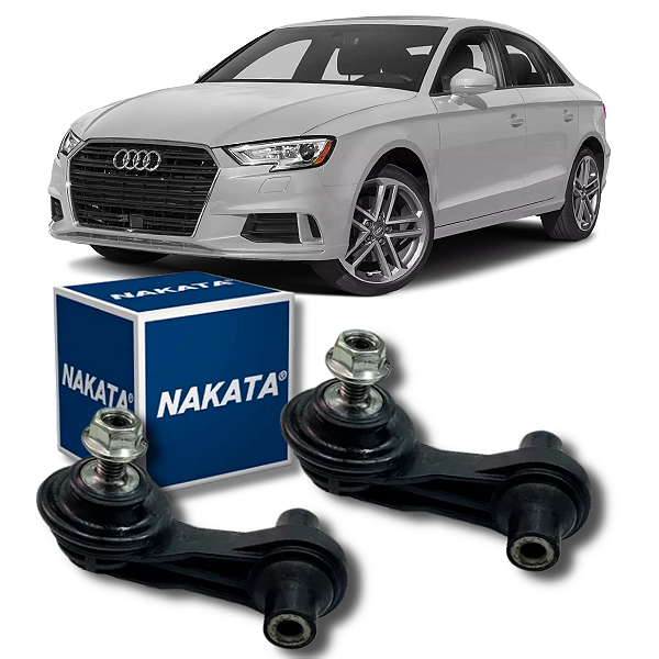 PAR BIELETAS SUSPENSÃO TRASEIRA AUDI A3 TFSI 2014 A 2022 NAKATA