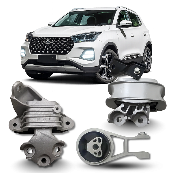 KIT 3 COXIM MOTOR CAMBIO TIGGO 5X 1.5 TURBO 2023 A 2026