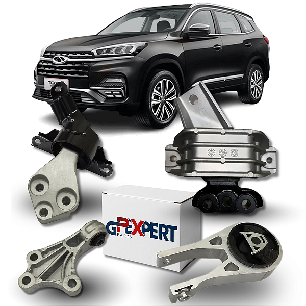 KIT 4 COXIM MOTOR CAMBIO TIGGO 8 1.6 TURBO 2021 A 2026