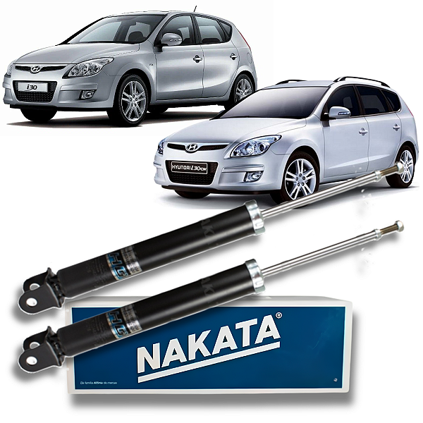 PAR AMORTECEDORES TRASEIROS I30 2009 A 2012 NAKATA
