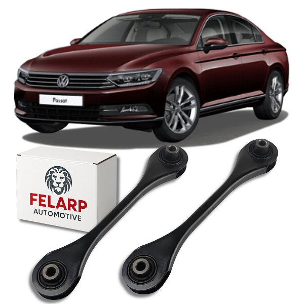 PAR BRAÇOS RETOS SUSPENSÃO TRASEIRA PASSAT TSI 2.0 2016 A 2020
