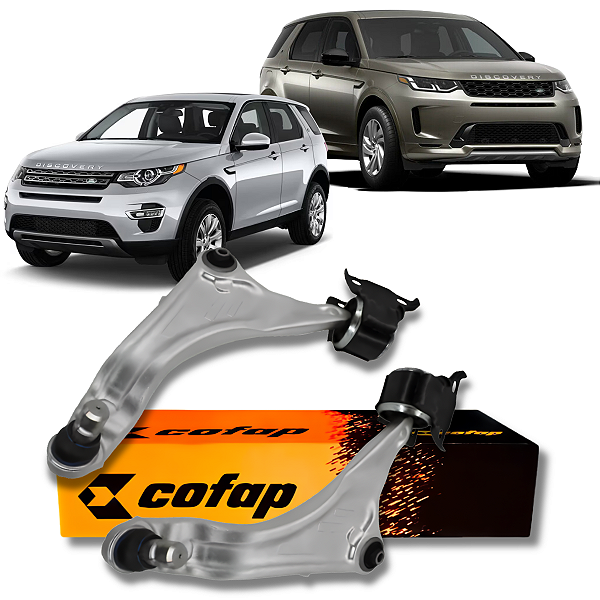 PAR BANDEJA DIANTEIRA COMPLETA DISCOVERY SPORT 2014 A 2019