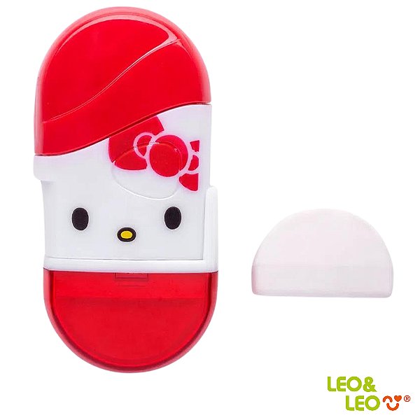 APONTADOR HELLO KITTY C/ DEPÓSITO E BORRACHA - LEOARTE