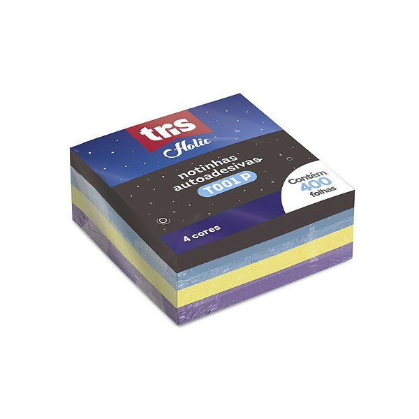 Bloco de notas Autoadesiva Holic Cosmos – 50MM X 50MM – Cubo C/400 Fls – Tris