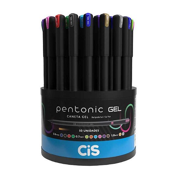 Caneta Em Gel Pentonic Ponta Fina 0.6/0.7/1.0mm - CIS