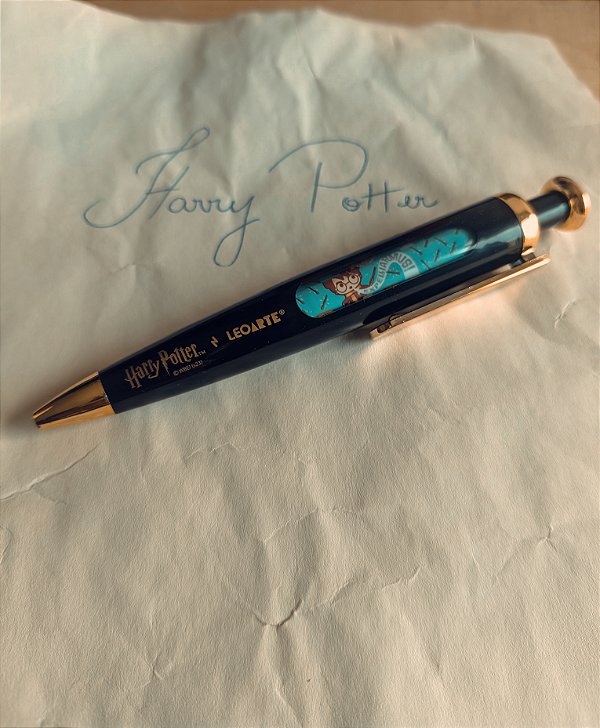 Caneta Esferográfica Harry Potter Troca Frases - Leoarte