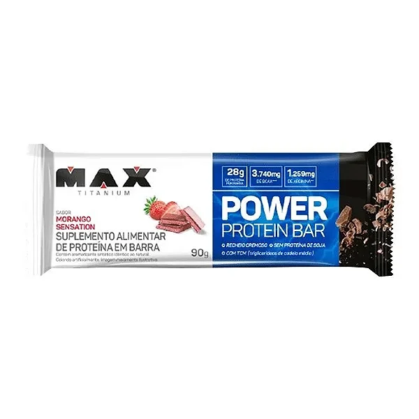 POWER PROTEIN BAR MORANGO SENSATION 90G