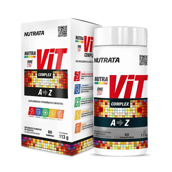 NUTRA VIT COMPLEX 60TAB DE1.8G - NUTRATA