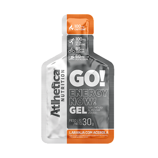 GO ENERGY NOW GEL LARANJA ACEROLA 10X30G