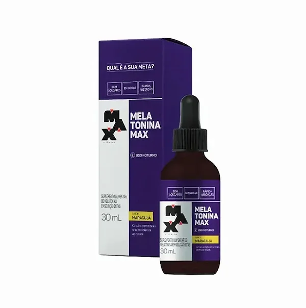 MELATONINA MAX 30ML MARACUJÁ