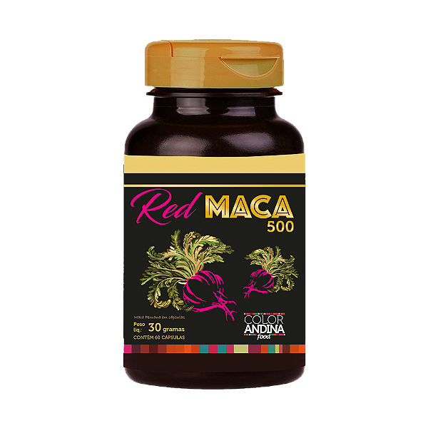 MACA PERUANA RED COLOR ANDINA - 60 CAPS