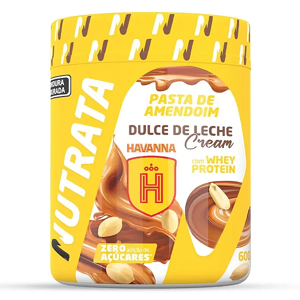PASTA AMENDO WHEY SABOR DULCE DE LECHE CREAM HAVANNA 600G