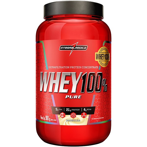 IM WHEY 100% PURE BAUNILHA 900