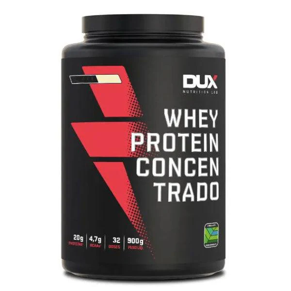 DUX WHEY PROTEIN CONCENTRADO 900G - BAUNILHA