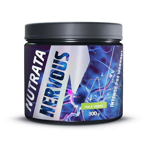 NERVOUS PRE WORKOUT SABOR MACA VERDE 300G - NUTRATA