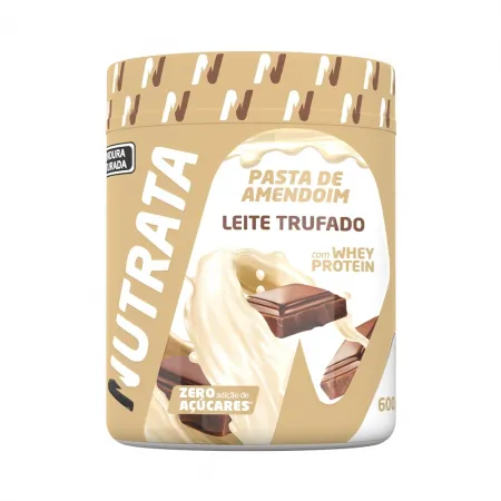 PASTA AMENDO WHEY SABOR LEITE TRUFADO 600G