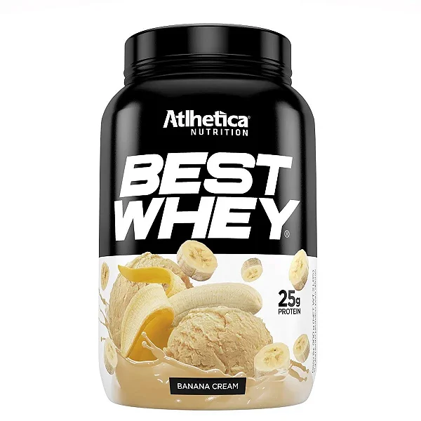 BEST WHEY BANANA CREAM 900G- ATLHETICA