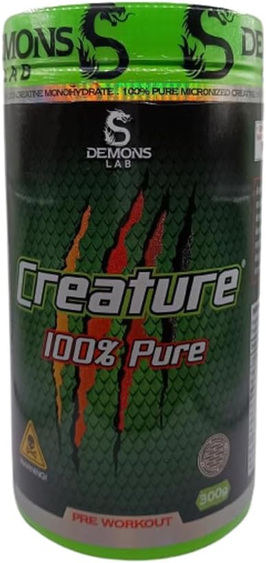CREATINA MONOHIDRATADA 100% PURE DEMONS LAB - CREATURE 300G SKULL POT