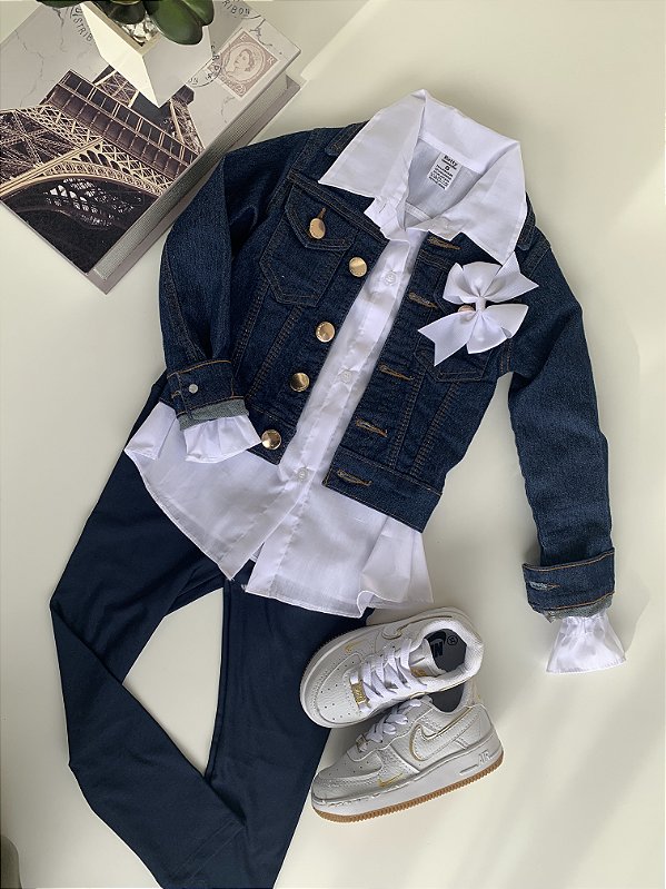 JAQUETA JEANS ESCURO