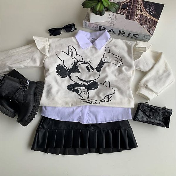MOLETOM  MINIIE BRANCO