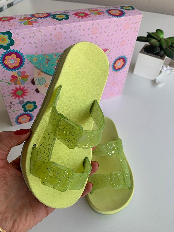 papete verde neon