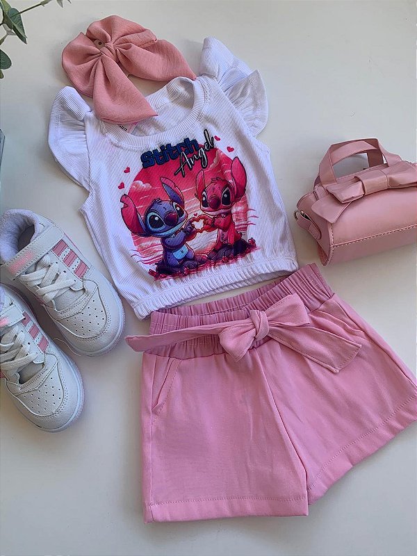 conjunto stitch angel