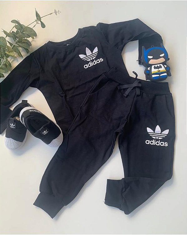 Conjunto Adidas Preto