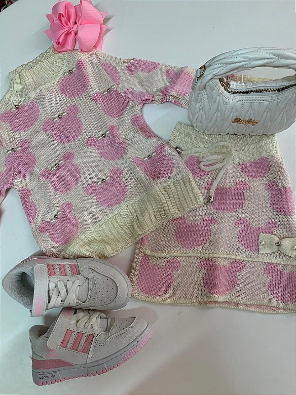 Conjunto minnie perola