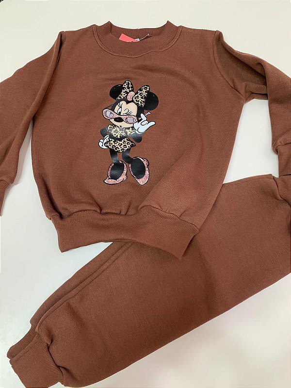 conjunto moletom minie