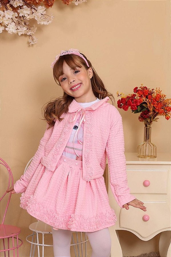 Conjunto saia gatinha