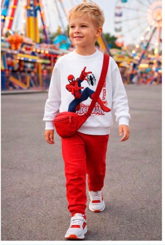 Conjunto Homem Aranha C/ Pochete