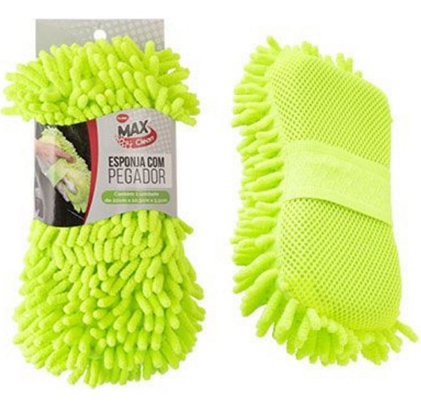 Esponja Lavar Carro Microfibra Limpeza Multiuso Alta Qualidd