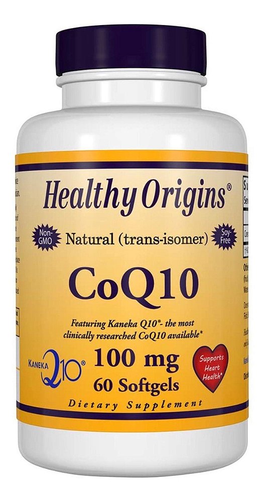 Coenzima Coq10 Healthy Origins 60Softgels Imported Original