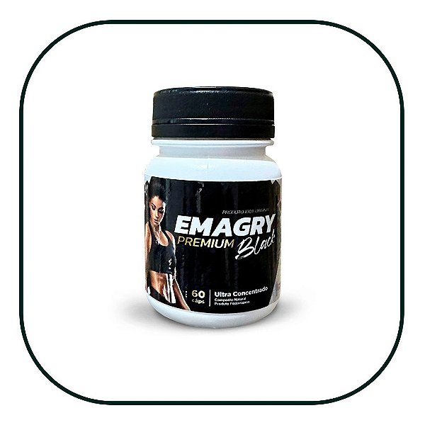 Emagry Body Premium Black 60Caps Natural Original - Promoção