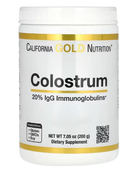 Colostro Bovino em PÓ California Gold Concentrado 200g Importado - ORIGINAL✅