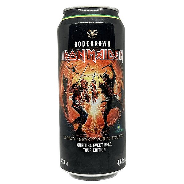 Cerveja Legacy Iron Maiden 473ml Tour Brasil 2022