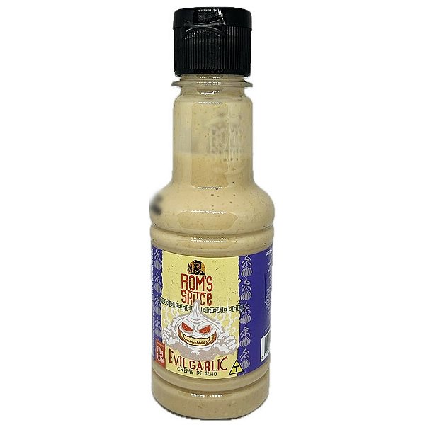 Molho de Alho Evil Garlic 190g Rom's Sauce