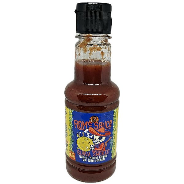 Molho de Goiaba Defumada Pimenta Guava Smoked 200g Rom's Sauce