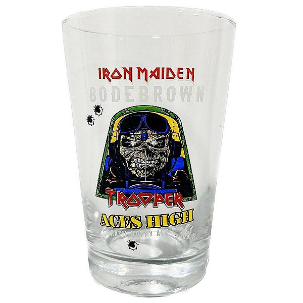 Copo Caldereta 350ml Aces High Trooper Iron Maiden