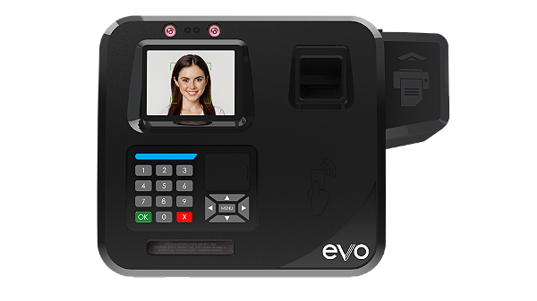 Relógio de Ponto Facial Evo Rep-C