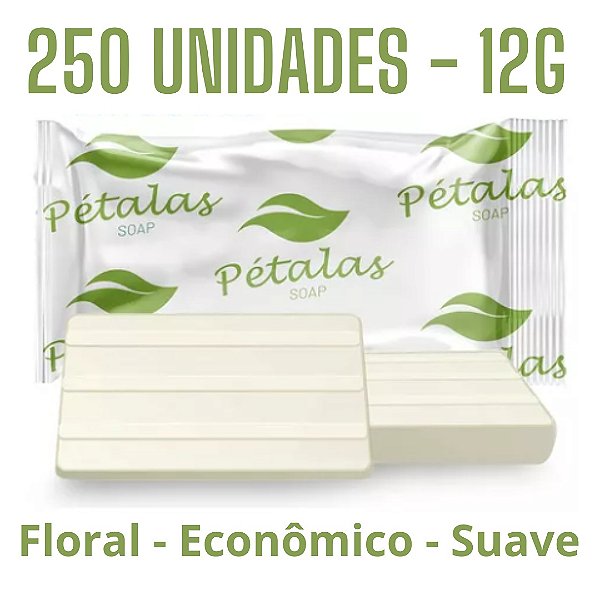 Sabonete para Motel Hotel Pétalas 12g - 250un