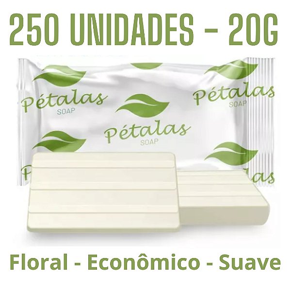 Sabonete para Motel Hotel Pétalas 20g - 250un