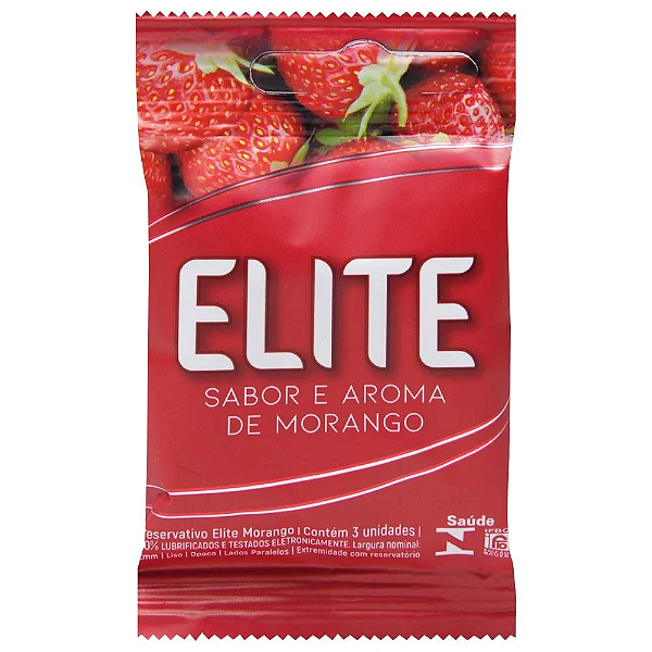 PRESERVATIVO ELITE MORANGO CX. C/ 48 - BLOWTEX