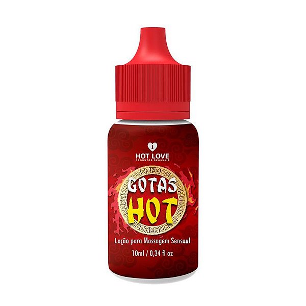 Gotas Hot Excitante Unissex 10ml Hot Love - 23934