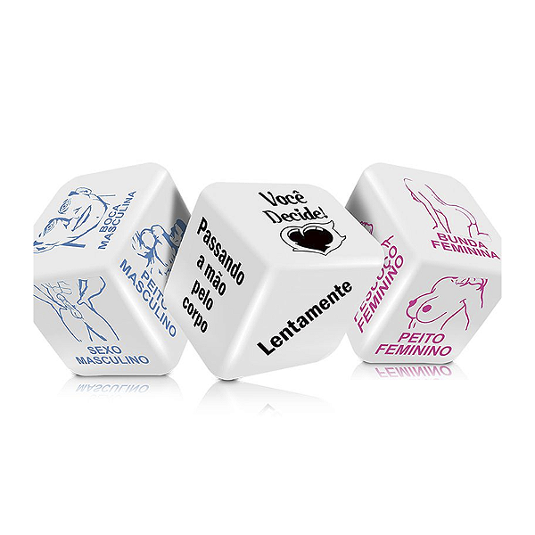 Jogo Toque do Cupido 03 Dados Sexy Fantasy - Br008