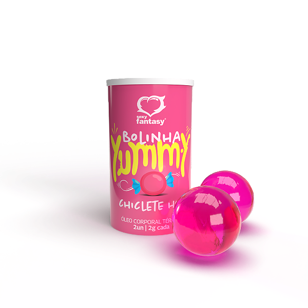 Bolinhas Beijáveis Yummy Chiclete 2un Sexy Fantasy - 8120